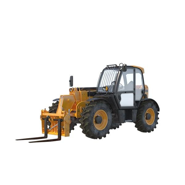 telehandlers can generally reach heights ranging from 30 to 55 feet